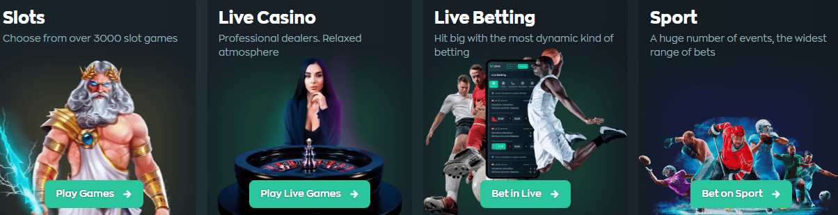 Games Offered by Vave