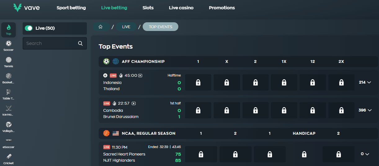 Vave Sportsbook